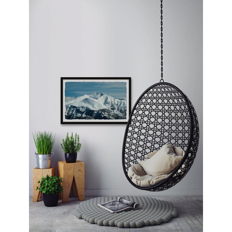 Snow-Capped Mountains - Single Picture Frame Print, 41cm H x 61cm W