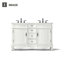 Meuble-lavabo double 54 po blanc antique-137891536