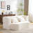 Queen Size High - Density Foam Folding With 4 Pillows, Futon, Modern White Design For Living Room And Bedroom, No Assembly Required Mattress-8201541