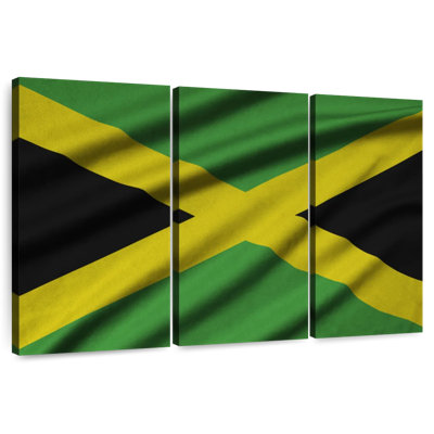 Borges Waving Jamaica Flag
