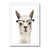 White Framed Paper Print