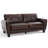 Wayna Classic Luxury Upholstered Top Genuine Leather Sofa with Solid Wood Frame-244486370-266034012