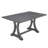 Dining Table Set, Rectangular Trestle Table And Upholstered Chairs Bench-331066754-331066752