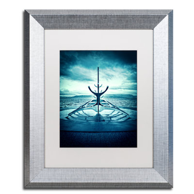 «Viking Ship» Fadel, reproduction de photo sur toile encadrée