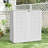 Outdoor 34.3"W x 36.2"H Plastic Vertical Storage Shed With One Shelf-55204847