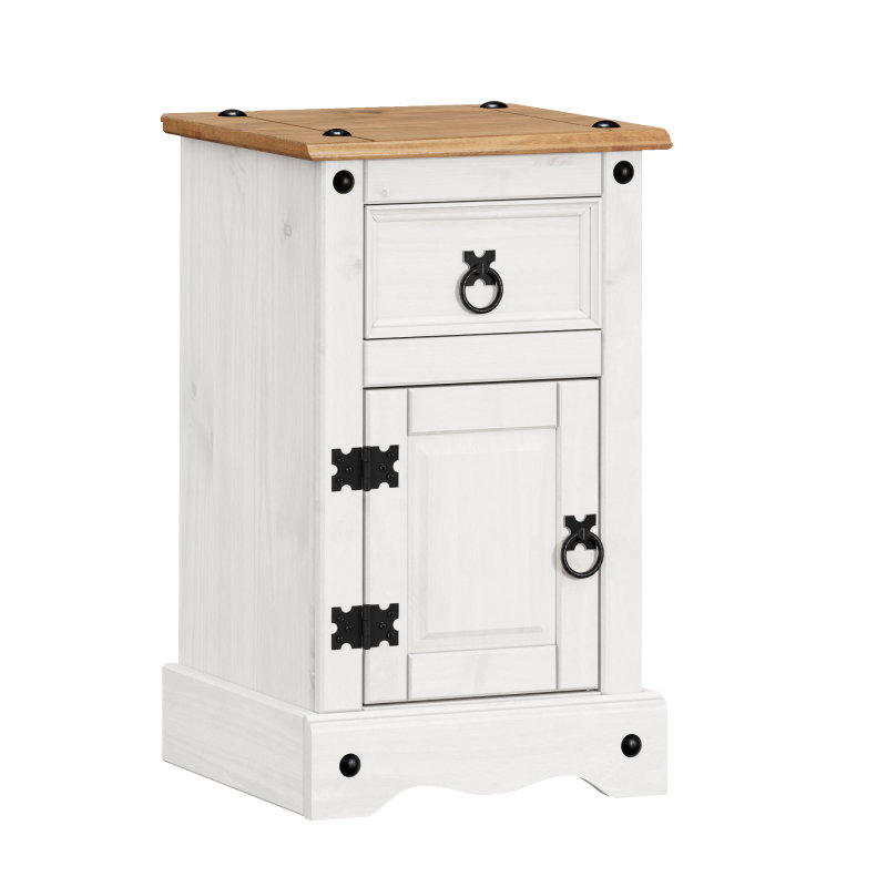 Pembrey 35cm W Solid Wood Bedside Table