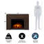 Grand foyer électrique en baril vieilli 55 "Beck par Real Flame-132783353