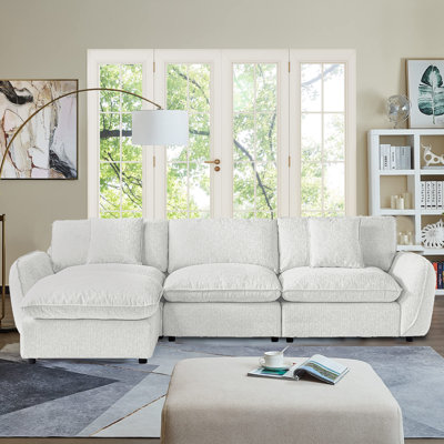 Modular Sofa With Ottoman