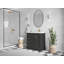 Meuble-lavabo simple 36 po avec comptoir en quartz Jimmi