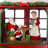 Camper With Mr & Mrs Santa Tea Time LED/Water Spinning/2 Way Switch - 11.3" X 4.4" X 8"H - Red/White/Green
