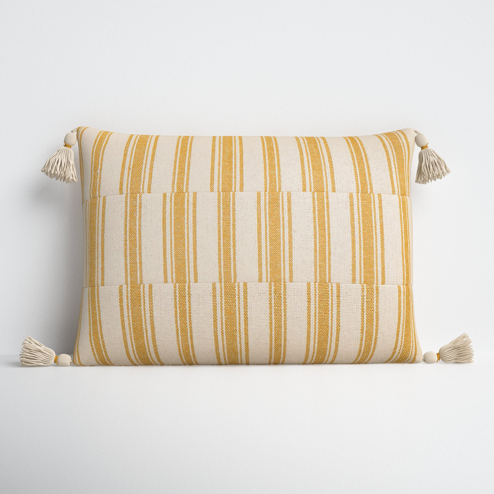 Robina Tassels Cotton Lumbar Pillow Cover