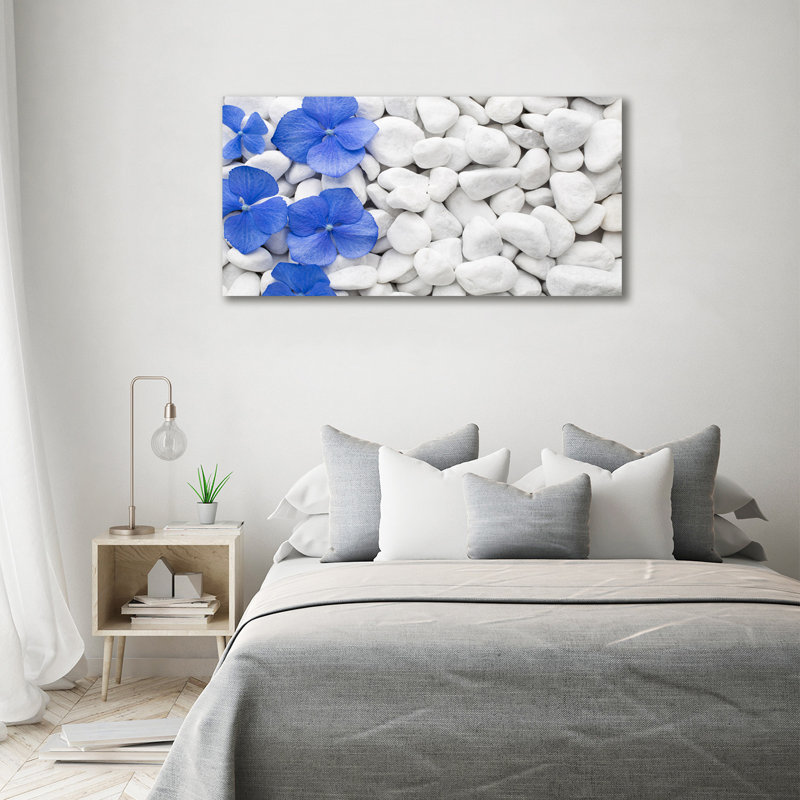 Hydrangea - No Frame Print on Glass, Canvas, 70cm H x 140cm W x 2cm D