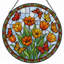 Panneau de vitrail Tulip Butterfly-720743430