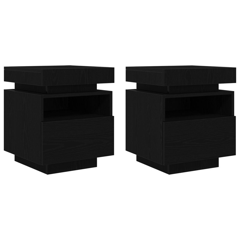 40cm W Manufactured Wood Bedside Table