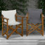 Chaise de réalisateur pliante en bois massif-129894110