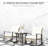 Patio Wicker Furniture Set With Button Tufted Cushions, Rattan Rocking Chairs, Coffee Table-879655371