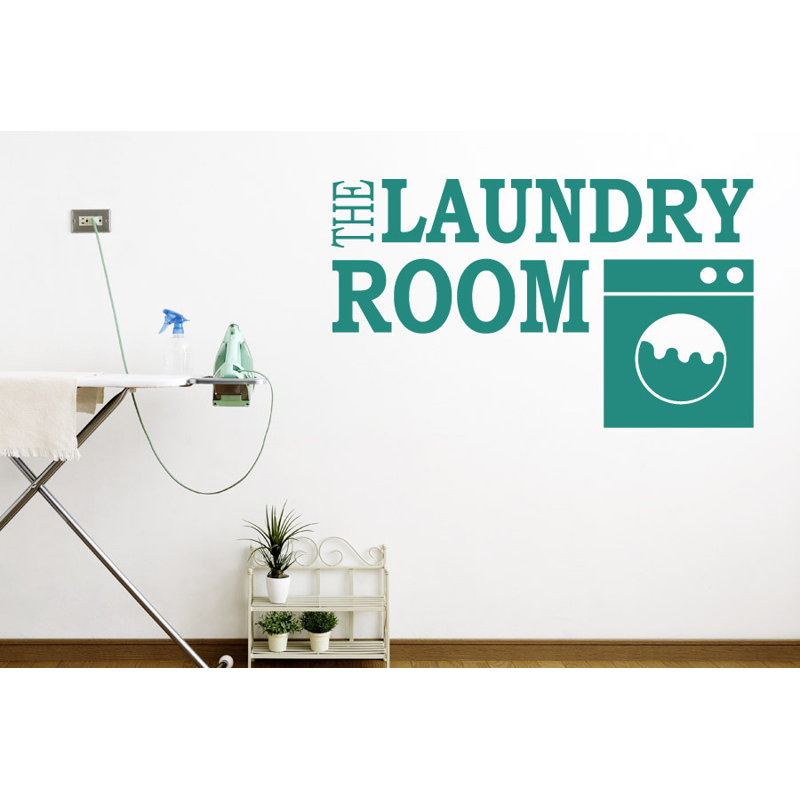 Non-Wall Damaging Wall Decal, Aqua Green, Large