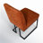 Bende Modern Fabric Upholstered Side Chairs with Metal Sled Base-1633455397