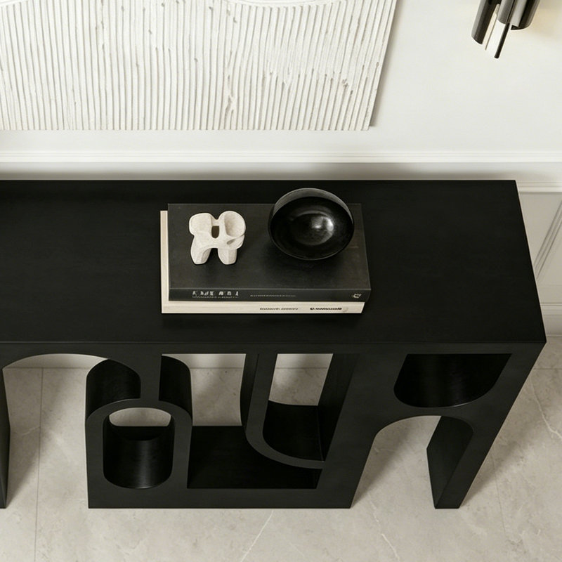 Colm, H 31,5 po x l 59 po x P 15,7 po, Noir