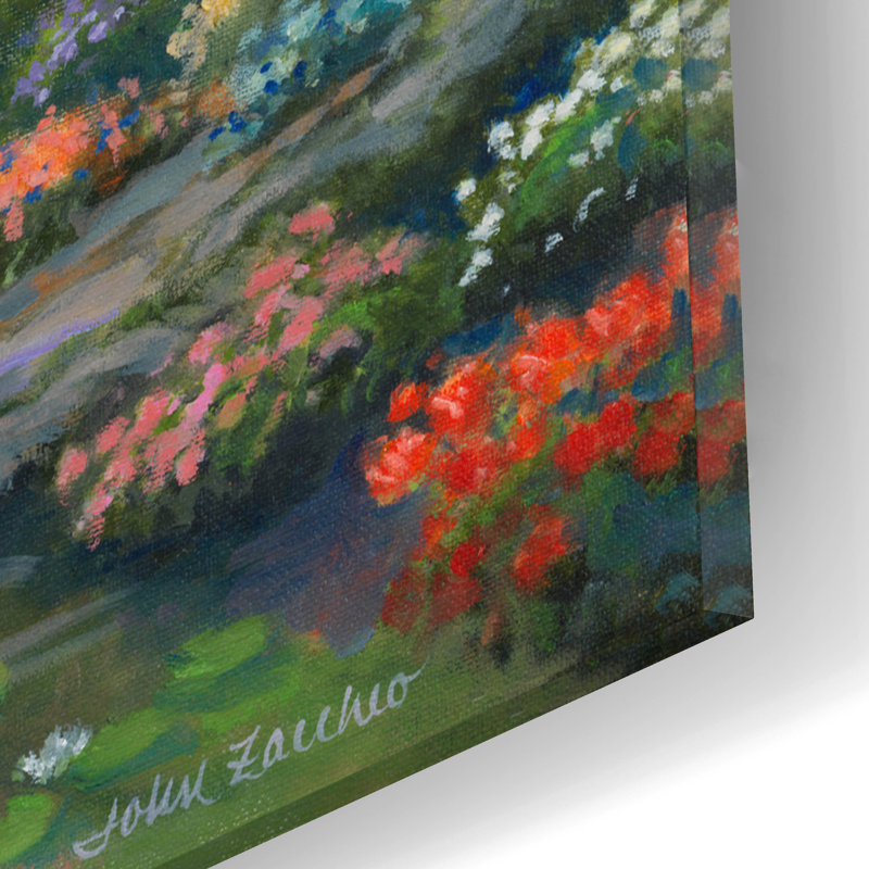 «Almost Autumn» par John Zaccheo, art mural en verre acrylique, H 12 po x l 16 po x P 0,13 po