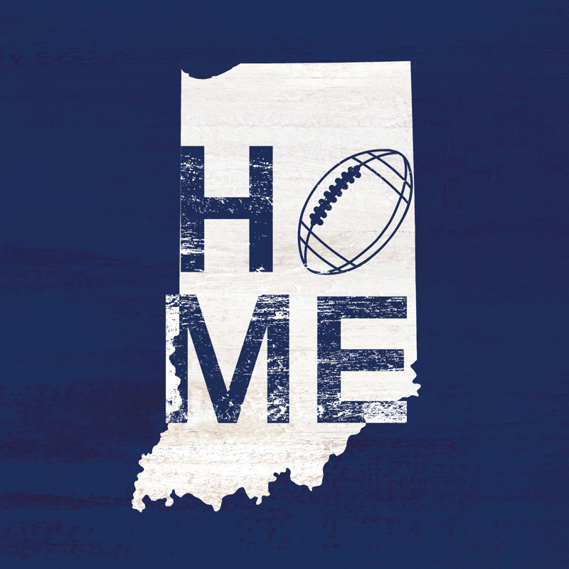 Home Football Colts - Wrapped Canvas Print, 122cm H x 122cm W x 3.8cm D