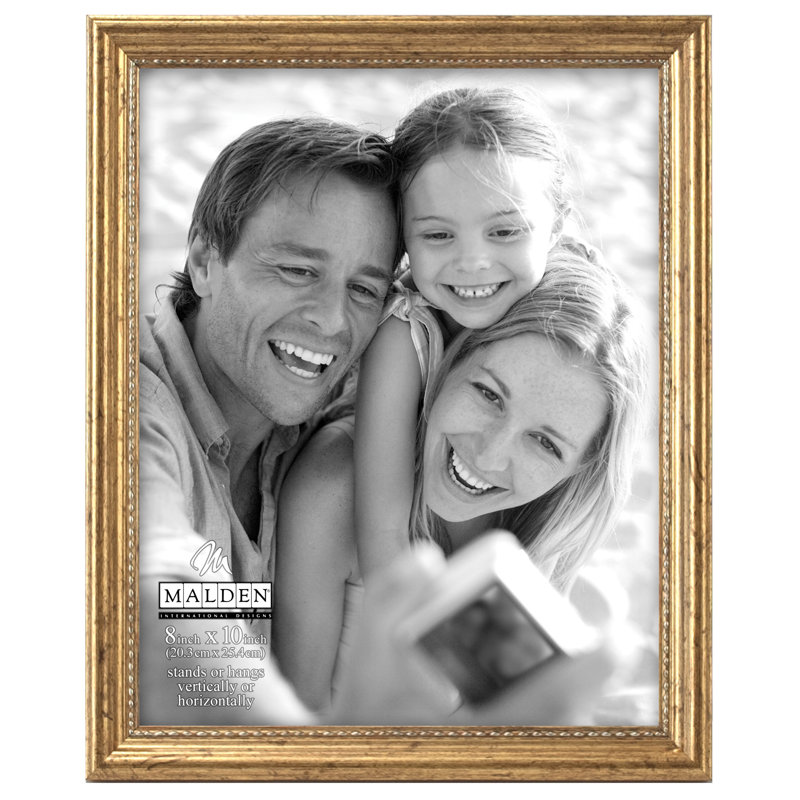 Cadre photo Danely, Doré, 8 po x 10 po