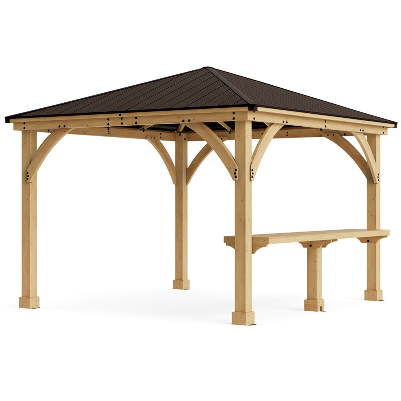 Comptoir de bar 12 pi Meridian - Comptoir de bar en bois de cèdre de qualité supérieure