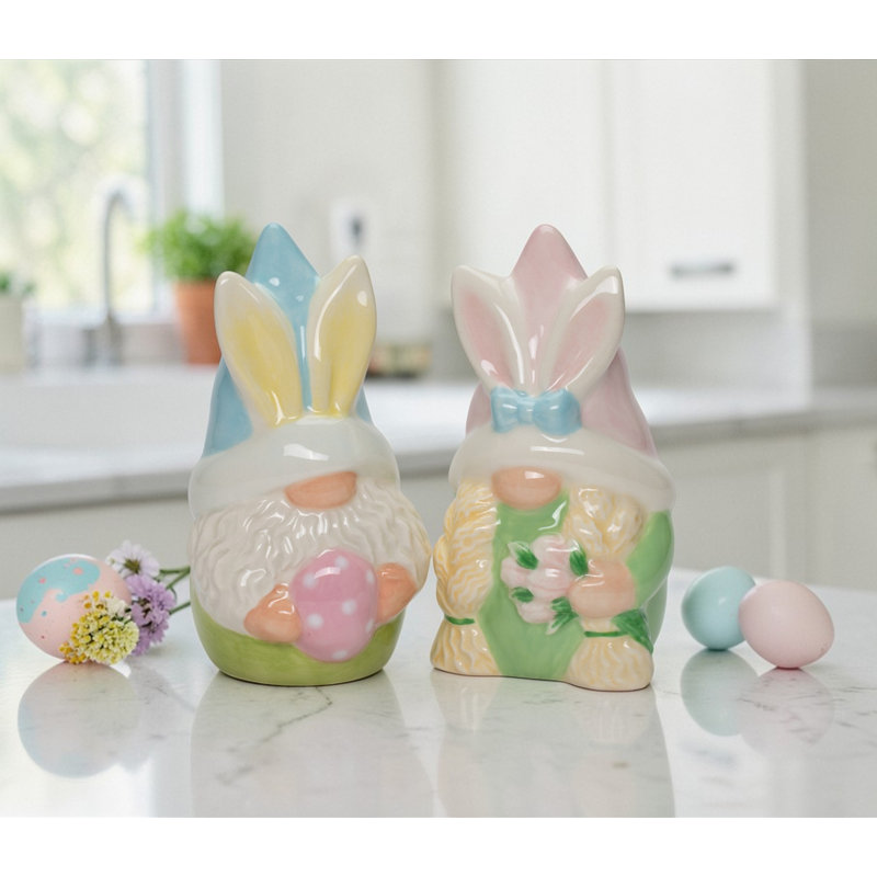 Gnome de Pâques sel et poivre