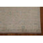 Tapis beige en laine noué à la main de conception unique 3 pi 11 po x 4 pi 11 po New Age