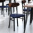 Everlei Commercial Grade Dining Chairs with 500 LB. Capacity Steel Frame Solid Wood Seat-539000728-539911019-587239650