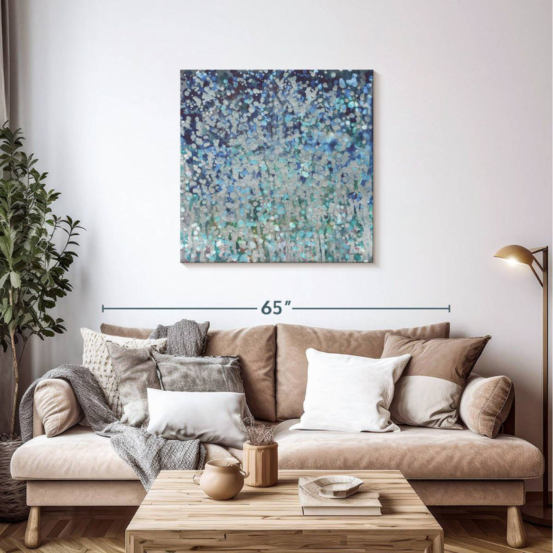 Starlight Rain, 36" H x 36" W