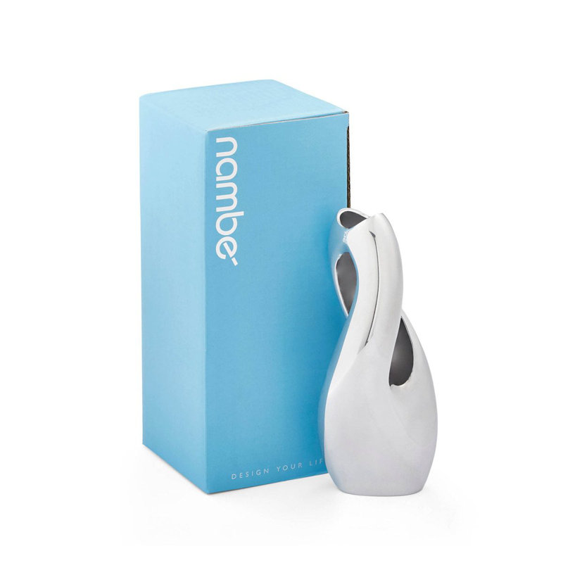 Nambe Twist Bud Vase