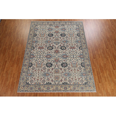 One-of-a-Kind 8'10" X 11'9" Wool Area Rug in Ivory