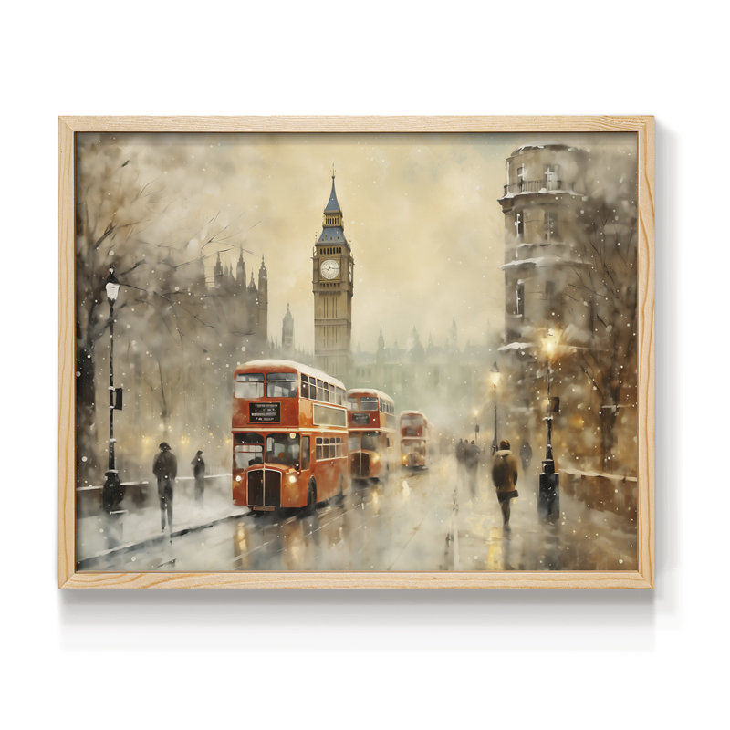 Chirstmas Art-CCCL -Framed Print - Restickable, Naturel, H 22 po x l 28 po