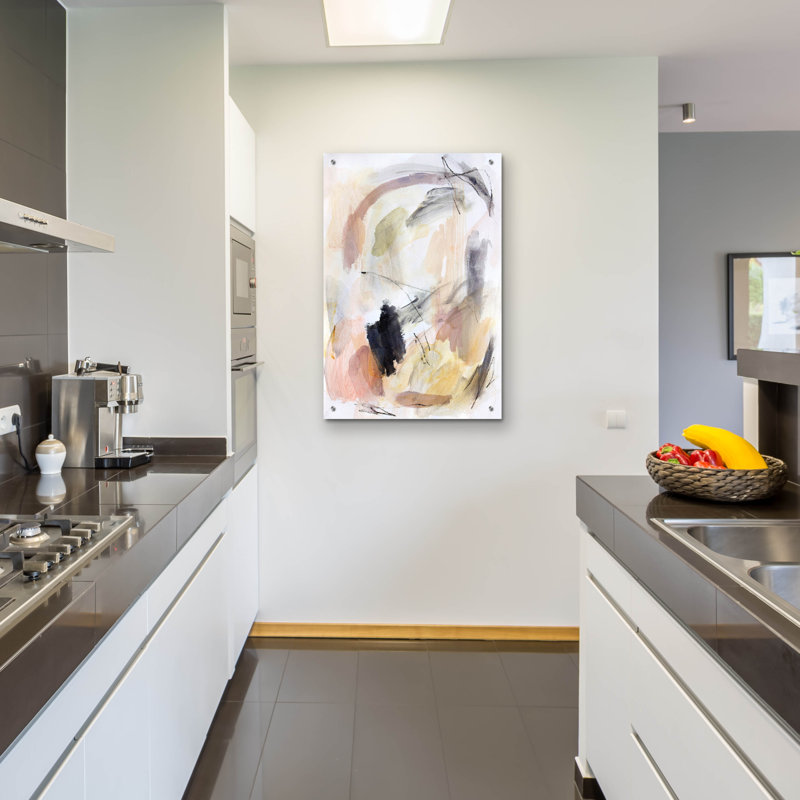 Art mural en verre épique «Sketches» par Hope Bainbridge, 24 po x 36 po, H 36 po x l 24 po