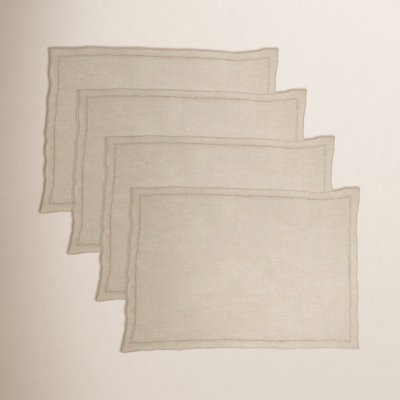 Stonewashed Linen Placemat