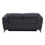 Causeuse en cuir italien avec fauteuil inclinable Global United-1180528191