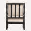 Ensemble de 2 chaises d'appoint en bois d'hévéa massif avec coussins épais-1856356326