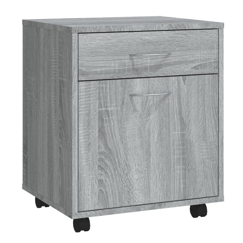 Giulianna 1 -Drawer Filing Cabinet, Grey Sonoma