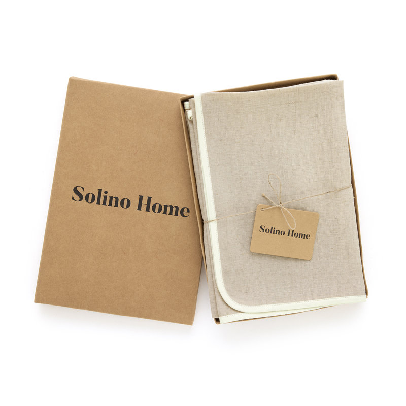 100% Pure Linen Dinner Napkins -kensington, Natural