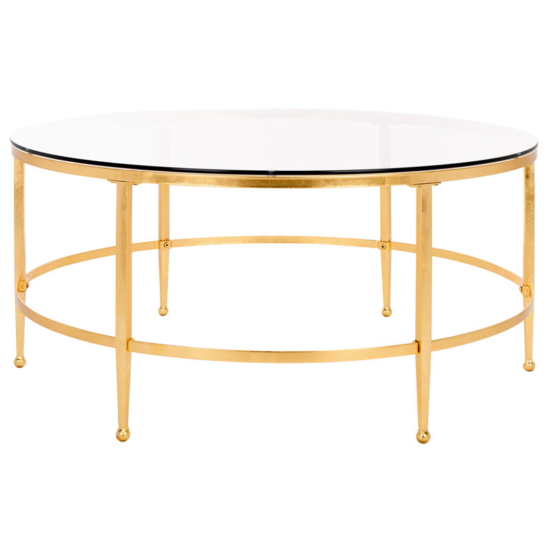 Edmund Cocktail Table, Antique Gold Gilt