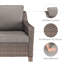 Chaise longue d'extérieur avec coussins Tya (ensemble de 2)-1583956078