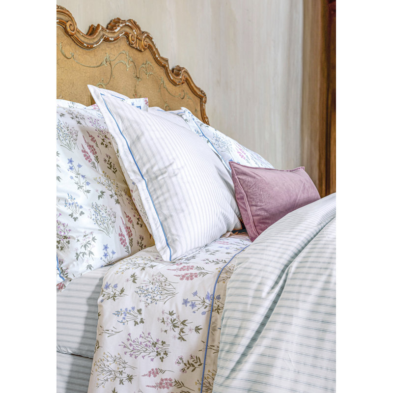 Éole Standard Cotton Percale Duvet Cover, Queen Duvet Cover