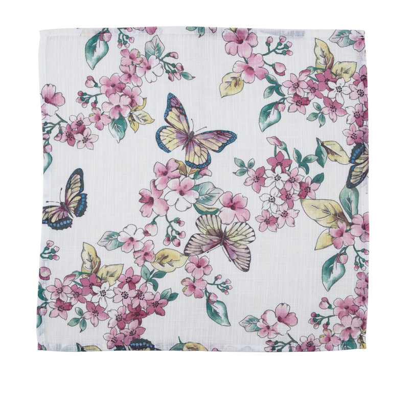 Serviettes de table 19 po x 19 po Lenox Butterfly Meadow Floral