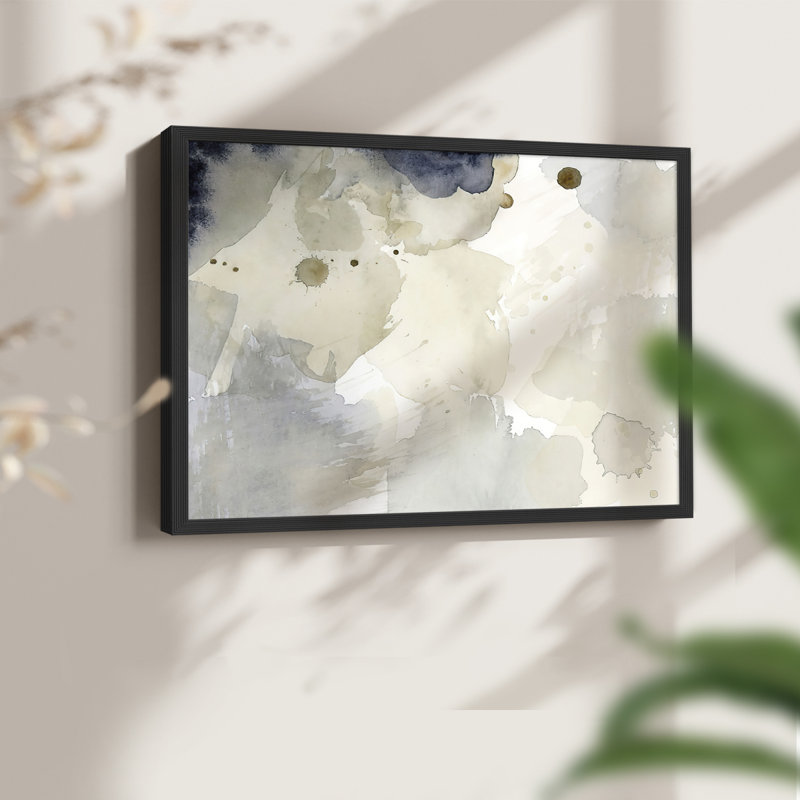 Bergamote séchée dans la brume I - Reproduction encadrée - Restickable, 11" H x 14" W, Black