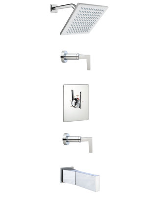 Crisp Thermostatic Complete Shower System