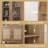 71'' Tall Arched Storage Display Cabinet-114229064