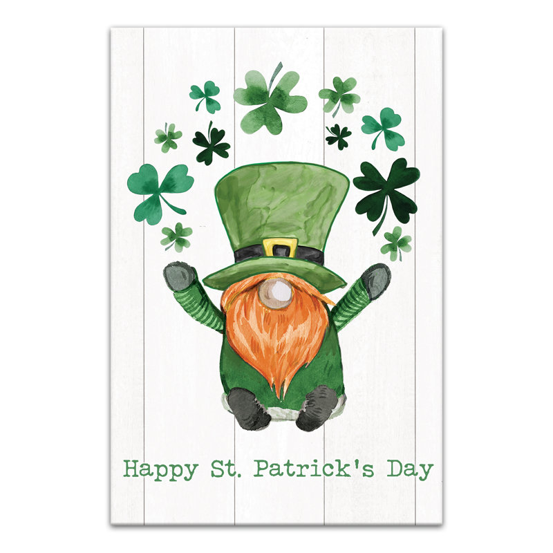 Happy Leprechaun - peinture sur toile tendue