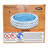 Coconut Float: Hello Summer Aqua Poka Dots -46" Mini Pool, Outdoor Inflatable Water Kiddie Pool, Kids Ages 5+
