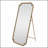 Full Length Mirror with Stand, 70.1"x31.9" Floor Standing Large Dressing Mirror Hanging or Leaning Against Wall for Bedroom Living Room, Antique Gold